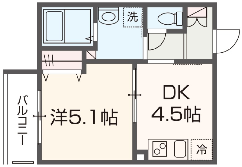 メルディア西所沢2の間取り