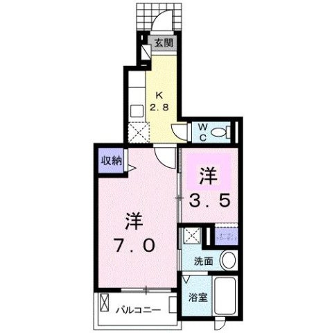 ヒラソルの間取り