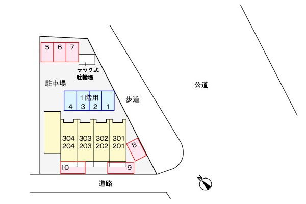 ユタカビルの区画図