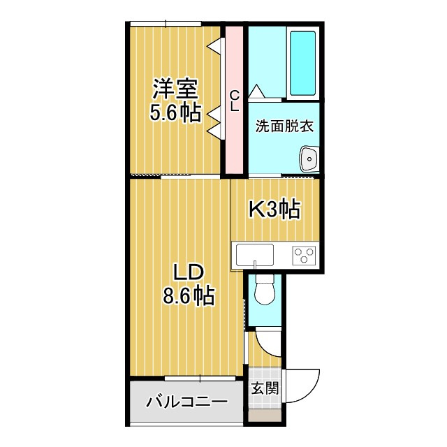 ClalaⅡの間取り
