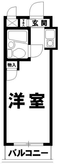 【間取り】 | スカイコート品川第二