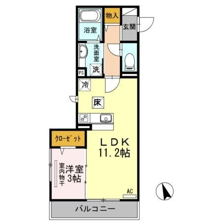エクレウス下馬の間取り