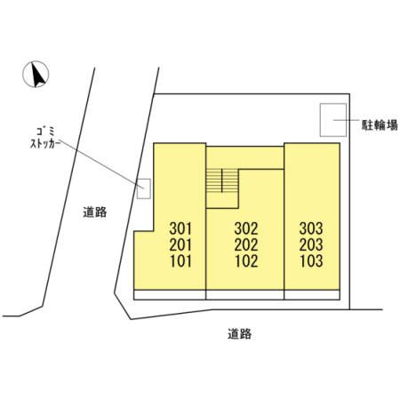 エクレウス下馬の区画図
