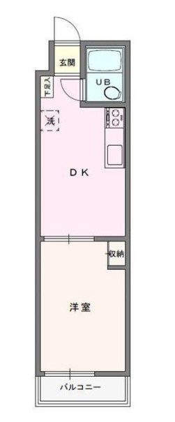 エルベール新町Ⅱ号館の間取り