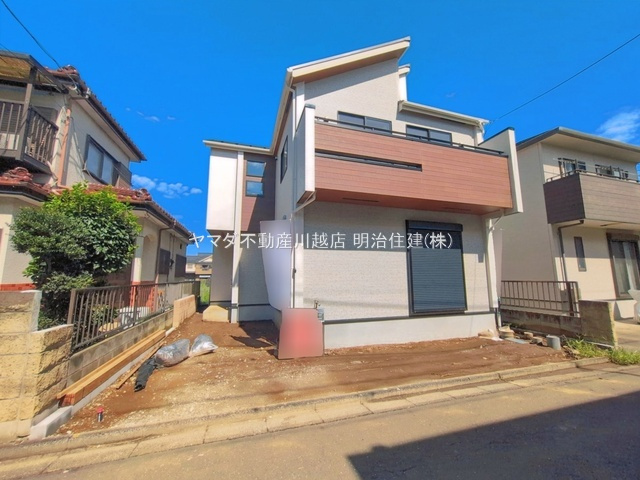 川越市寺尾第5期の前面道路含む現地写真