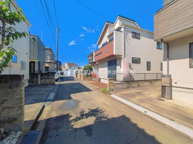 川越市寺尾第5期の前面道路含む現地写真