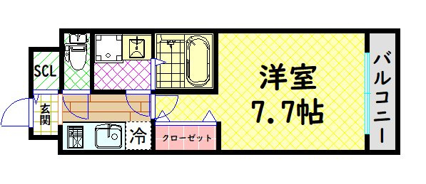 【間取り】 | MELDIA CREST TAPP NAMBA-WEST