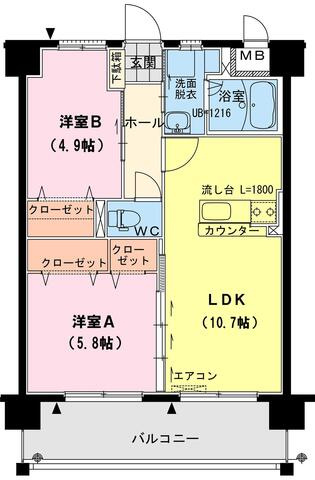 バロネッセの間取り