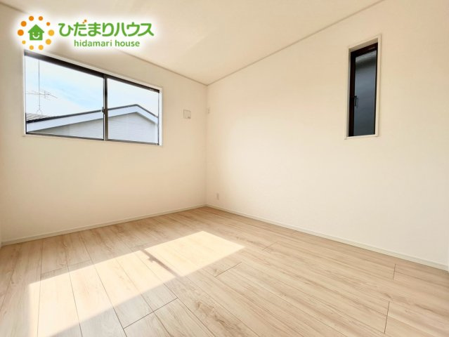 鴻巣市筑波第5Ⅱ期　新築戸建　クレイドル02の洋室|2階洋室：5.7帖
