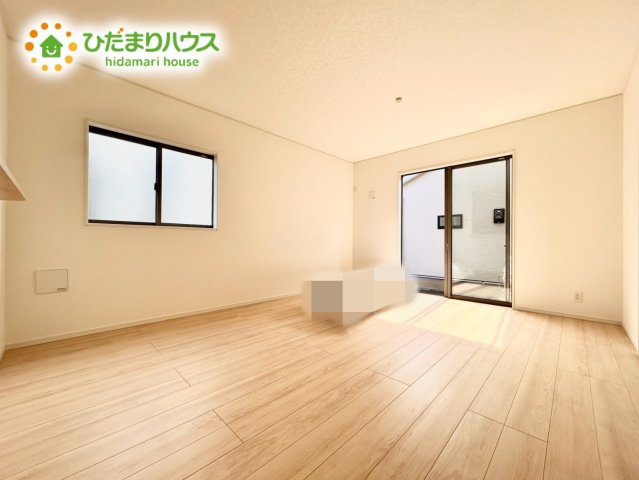 鴻巣市筑波第5Ⅱ期　新築戸建　クレイドル02の居間・リビング|LDK：15帖