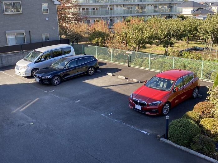 グランジェールの駐車場