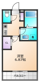 サンパークフジ　の間取り