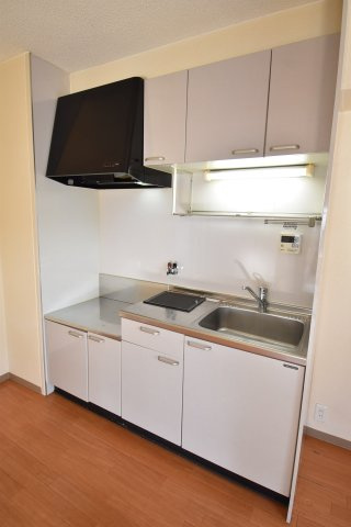 アルカサール幸のキッチン|同型参考写真　システムキッチン採用。調理スペース広々で快適な自炊環境