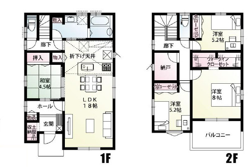 《仲介手数料半額》鴻巣市松原3丁目（9区画）5号棟の間取り