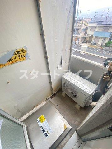 吹田市寿町２丁目の賃貸マンションのバルコニー