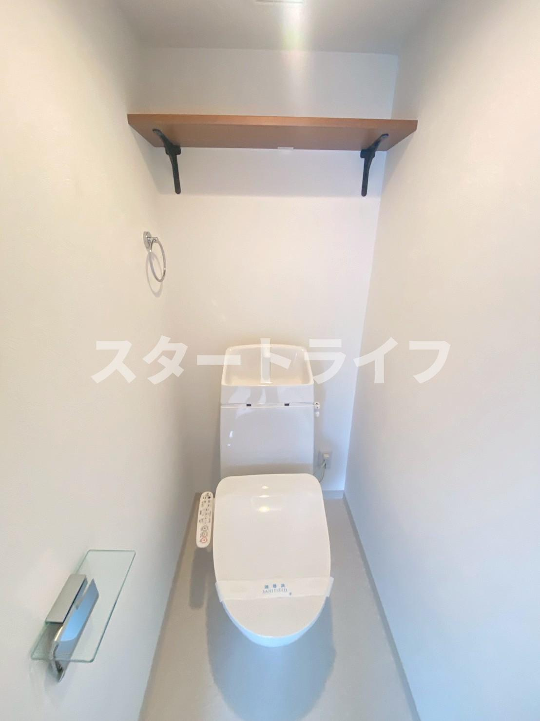 吹田市寿町２丁目の賃貸マンションのトイレ