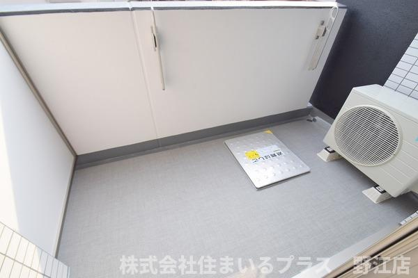 フォレストグレイス城東中央Ⅱのバルコニー