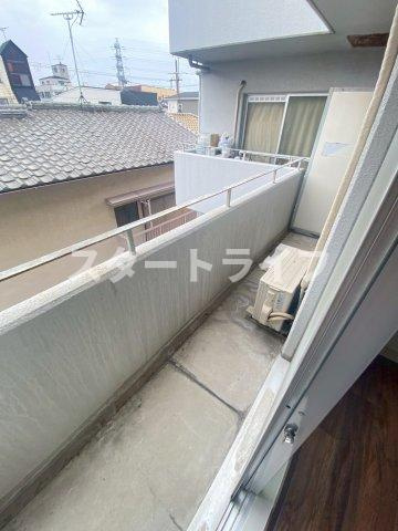 吹田市寿町２丁目の賃貸マンションのバルコニー