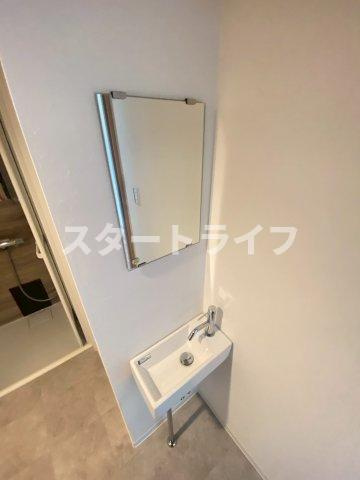 吹田市寿町２丁目の賃貸マンションの洗面所