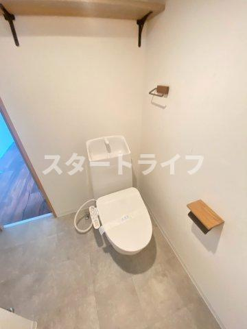 吹田市寿町２丁目の賃貸マンションのトイレ