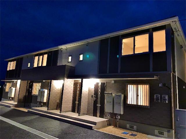 フレスタＢの外観|外観写真（夜）