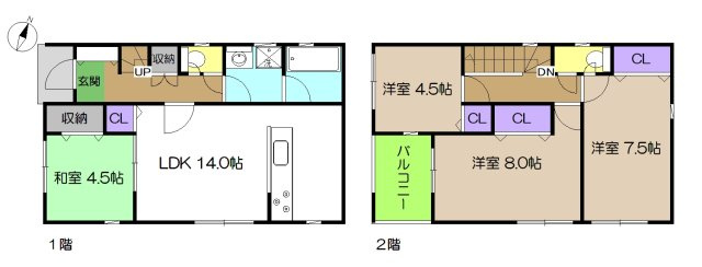 【間取り】 | 新築住宅　高知市針木東町