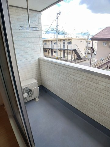 ボヌール　ミヤのバルコニー