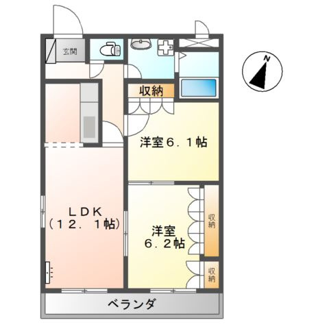 ｂｉｅｎｖｉｖｒｅ楡木の間取り