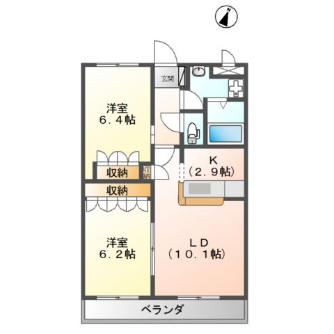 ｂｉｅｎｖｉｖｒｅ楡木の間取り