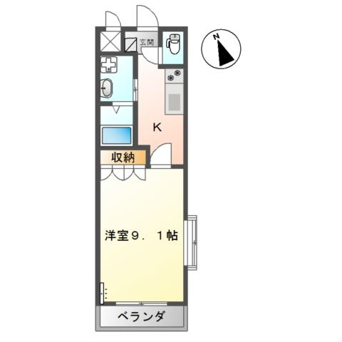 Ａｒｃ－ｅｎ－ｃｉｅｌの間取り