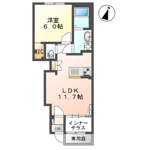 ルミナスカーサ 長嶺東の間取り