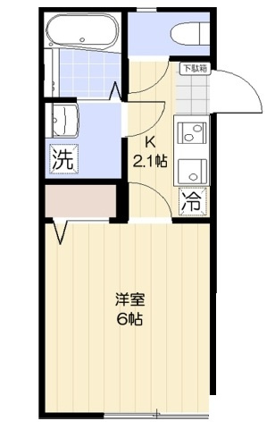 サンシエ大山の間取り|間取りです。