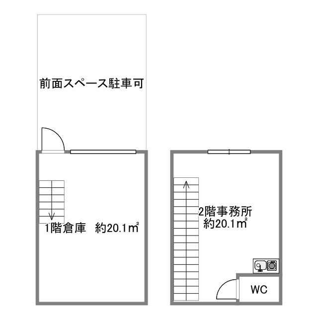 CREATIVE SPACE HAVE KYOUBASHI-EASTの間取り