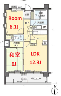 【間取り】 | フロール横浜入江町第2