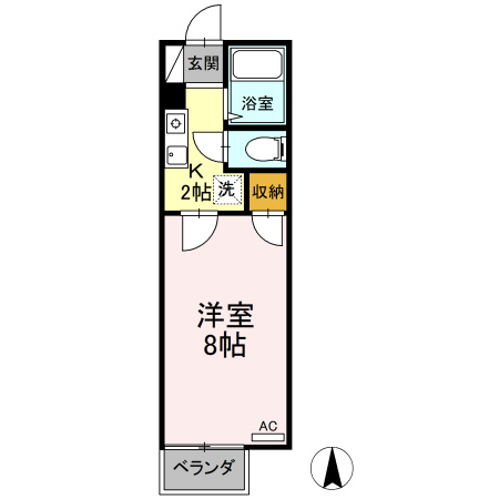 【間取り】 | エクレール相原A