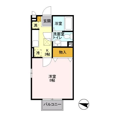 【間取り】 | ボーヌファムⅢ
