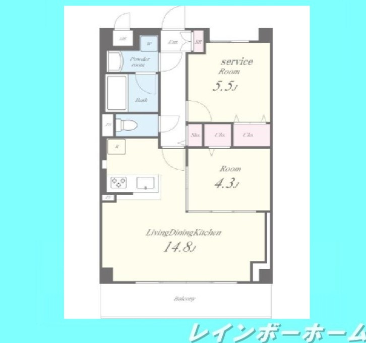 【仲介手数料：50％OFF】対象物件！の間取り