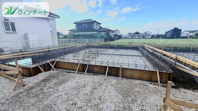 第4境町　新築戸建　１号棟の外観|現在建築中です！お近くの同仕様内観の物件も見れますのでお気軽にお問い合わせください！