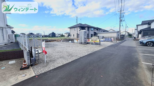 第4境町　新築戸建　１号棟の前面道路含む現地写真|建築の進捗に応じて見学も可能です。現地で暮らしのイメージを膨らませてください。