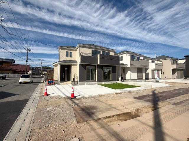 新築戸建 清水町徳倉1662番 全4棟 A号棟の前面道路含む現地写真