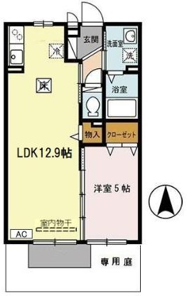 セジュールモナリエ篠山の間取り