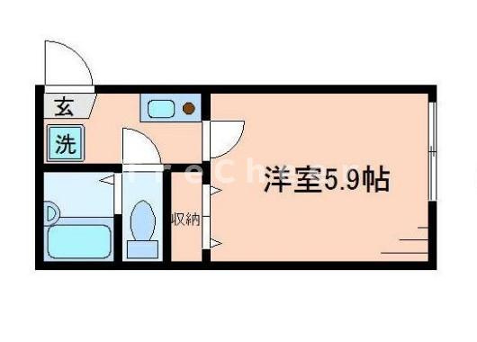クレール小竹向原の間取り