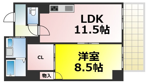【間取り】 | 富士プラザⅤ 仲介手数料無料