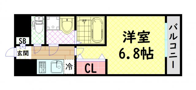 【間取り】 | レジュールアッシュ九条