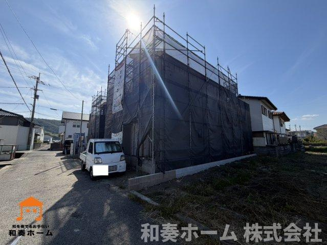 リナージュ ネクスジー 石井町石井01期の前面道路含む現地写真