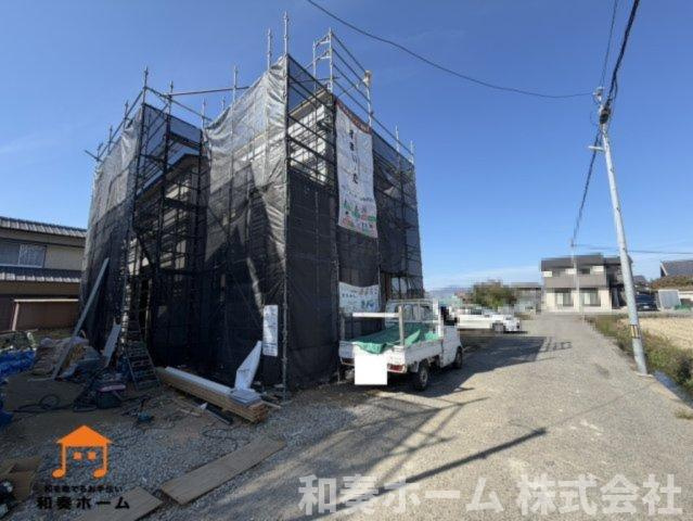 リナージュ ネクスジー 石井町石井01期の前面道路含む現地写真