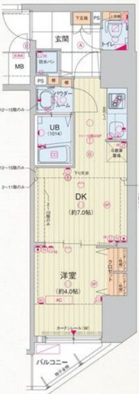 【間取り】 | サムティ阿波座ベルシア