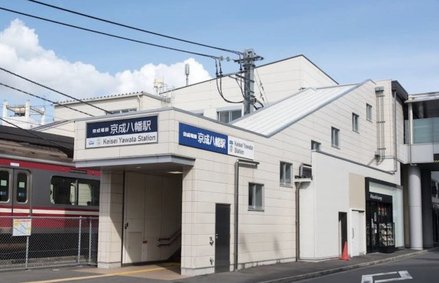 市川市南八幡４丁目の店舗事務所の周辺