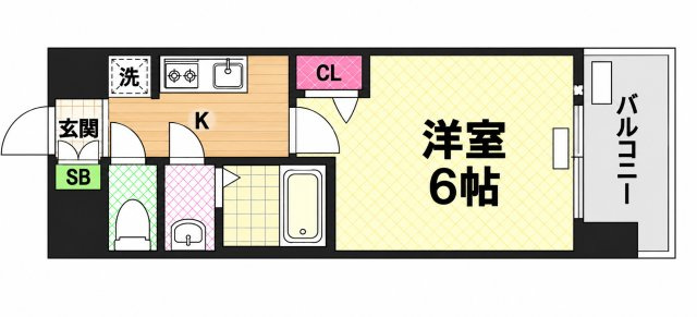 【間取り】 | プレサンス四天王寺前夕陽ヶ丘 凛宮