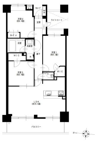 コスモシティ北千住の間取り|コスモシティ北千住：全居室収納が付いた３ＬＤＫリノベーション物件はフラット３５＆住宅ローン減税利用可能です！